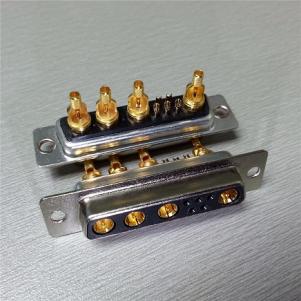 9W4 D-SUB Coaxial Connectors (RF) Female & Male Solder Type